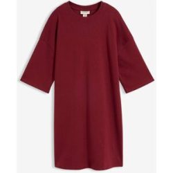 bonprix Oversize-Shirtkleid aus schwerer Bio-Baumwollerot 40Damen