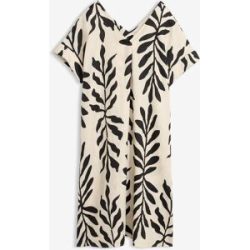 bonprix Kaftan-Kleid aus reinem Leinenbeige 36Damen