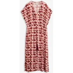 bonprix Maxikleid aus strukturierter Viskoseweiß 38Damen