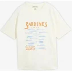 bonprix T-Shirt aus schwerer Bio-Baumwolleweiß 36Damen