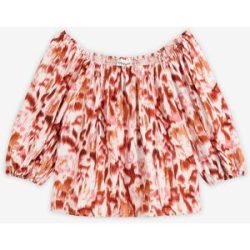 bonprix Bluse aus feinem Viskose-Mixweiß 54Damen