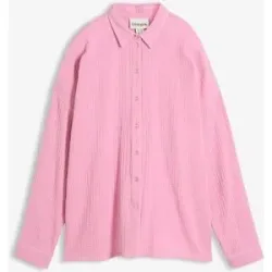 bonprix Weite Bluse in Used Optikrosa 44Damen