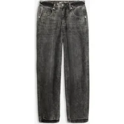 bonprix Balloon-Jeans Mid Waist, Super Soft croppedgrau 50Damen