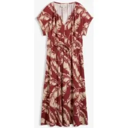 bonprix Jerseykleid aus fließendem Viskose-Mixrot 40Damen