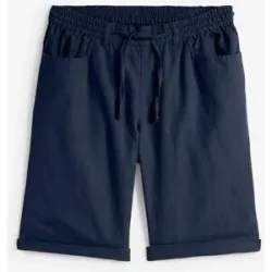 bonprix Bermuda mit Leinenblau 40Damen
