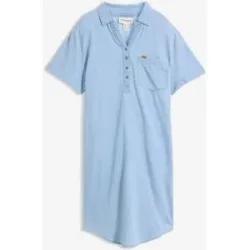 bonprix Jeanskleid, Kurzarmblau 46Damen