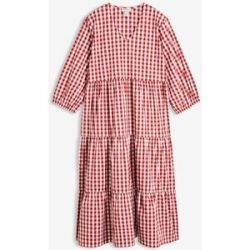 bonprix Tunika-Kleid aus festem Baumwoll-Mixrot 38Damen