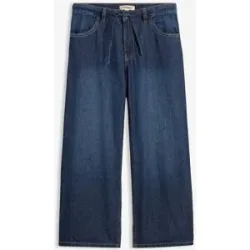bonprix Wide-Leg-Jeans, croppedblau 36Damen
