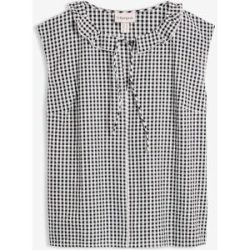 bonprix Tunikabluse aus reiner Baumwolleschwarz 44Damen