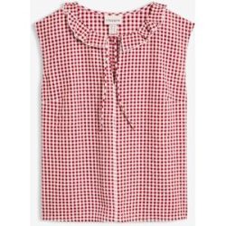 bonprix Tunikabluse aus reiner Baumwollerot 42Damen
