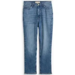 bonprix Slim-Fit-Jeans High Waist croppedblau 42Damen