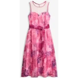 bonprix Midikleid aus zartem Tüllpink 40Damen