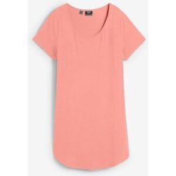 bonprix Longshirt aus softer Viskoserosa 56Damen