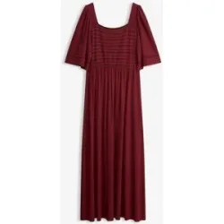 bonprix Maxikleid aus fließendem Viskose-Mixrot 36Damen
