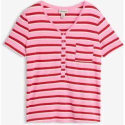 bonprix T-Shirt aus Baumwoll-Viskose-Mixrosa 40Damen