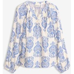 bonprix Bluse aus fließendem Viskose-Mixweiß 52Damen