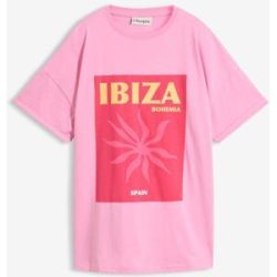 bonprix Oversize-Shirt aus reiner Bio-Baumwollepink 36Damen