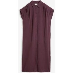 bonprix Kaftan-Kleid aus softem Musselinlila 48Damen