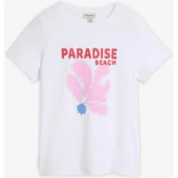 bonprix T-Shirt aus Baumwoll-Mixweiß 52Damen