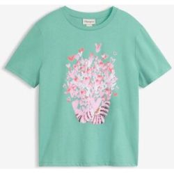 bonprix T-Shirt aus reiner Baumwollegrün 44Damen