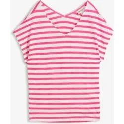 bonprix Shirt aus reinem Leinen mit Fledermausärmelnpink 52Damen