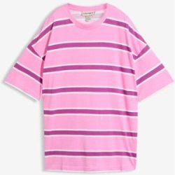 bonprix Boxy-Shirt aus Baumwoll- Viskose - Mixrosa 48Damen