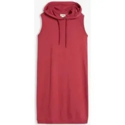 bonprix Shirtkleid aus elastischem Baumwoll-Mixrot 52Damen