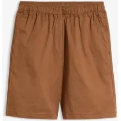bonprix Schlupf-Shorts aus Baumwoll-Mixbraun 50Damen