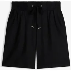 bonprix Bermudas aus Viskose, mit elastischem Bund, Loose Fit, sportlicher Stil