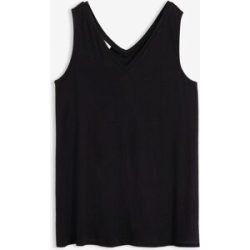 bonprix Longtop A-Linie, V-Ausschnitt, aus Viskose und Elasthan