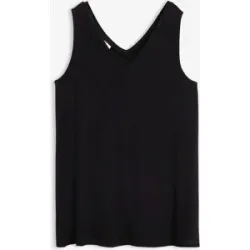 bonprix Longtop A-Linie, V-Ausschnitt, aus Viskose und Elasthan