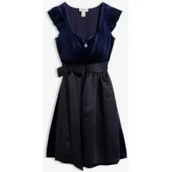 bonprix Dirndl und Schürze (2-tlg.Set)blau 44Damen