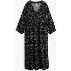 bonprix Lockeres Tunika-Kleid aus softer Viskoseschwarz 40Damen