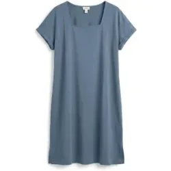 bonprix Jerseykleid mit reiner Bio-Baumwolleblau 36Damen