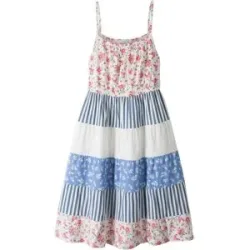 bonprix Jerseykleid aus reiner Bio-Baumwolleweiß 152Mädchen