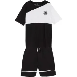 bonprix T-Shirt Set, 2er, aus reiner Baumwolle, Regular Fit, Kurzarm-Design