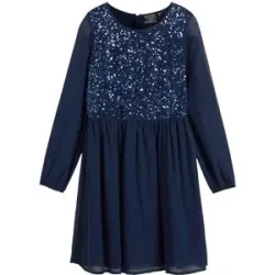 bonprix Chiffonkleidblau 158Mädchen