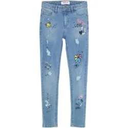 bonprix Skinny-Jeans Mid Waistblau 176Mädchen
