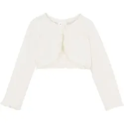 bonprix Jersey-Bolero mit Bio-Baumwolleweiß 104Mädchen