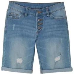 bonprix Stretch-Jeans-Shorts Mid Waistblau 164Mädchen