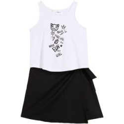 bonprix Top und Hosenrock (2tlg. Set)schwarz 128Mädchen