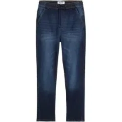 bonprix Regular Fit Stretch-Schlupfjeans, Straightblau 146Knaben