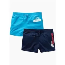 bonprix Badehose (2er-Pack)blau 116Knaben
