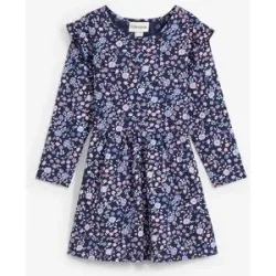 bonprix Jerseykleid aus reiner Bio-Baumwolleblau 116Mädchen
