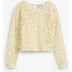 bonprix Spitzenbluse mit Jeseytop (2tgl. Set)beige 176Mädchen