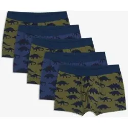 bonprix Boxershorts mit weicher Baumwolle (5er-Pack)blau 152Knaben