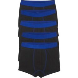 bonprix Boxershorts mit weicher Baumwolle (5er-Pack)schwarz 176Knaben
