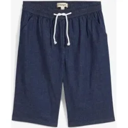 bonprix Schlupf-Jeans-Shorts mit Stretchanteil, Regular Fitblau 164Knaben