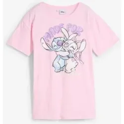 bonprix Disney Shirt Stitch aus reiner Baumwollerosa 128Mädchen