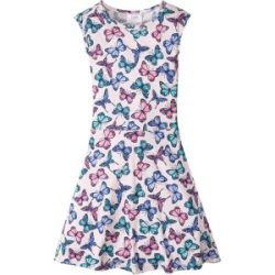 bonprix Jerseykleid aus reiner Bio-Baumwollerosa 128Mädchen